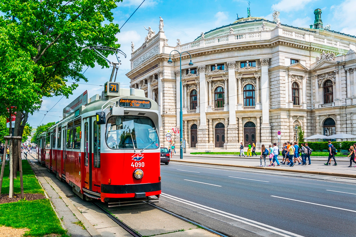 Трамвай в Вене, Австрия